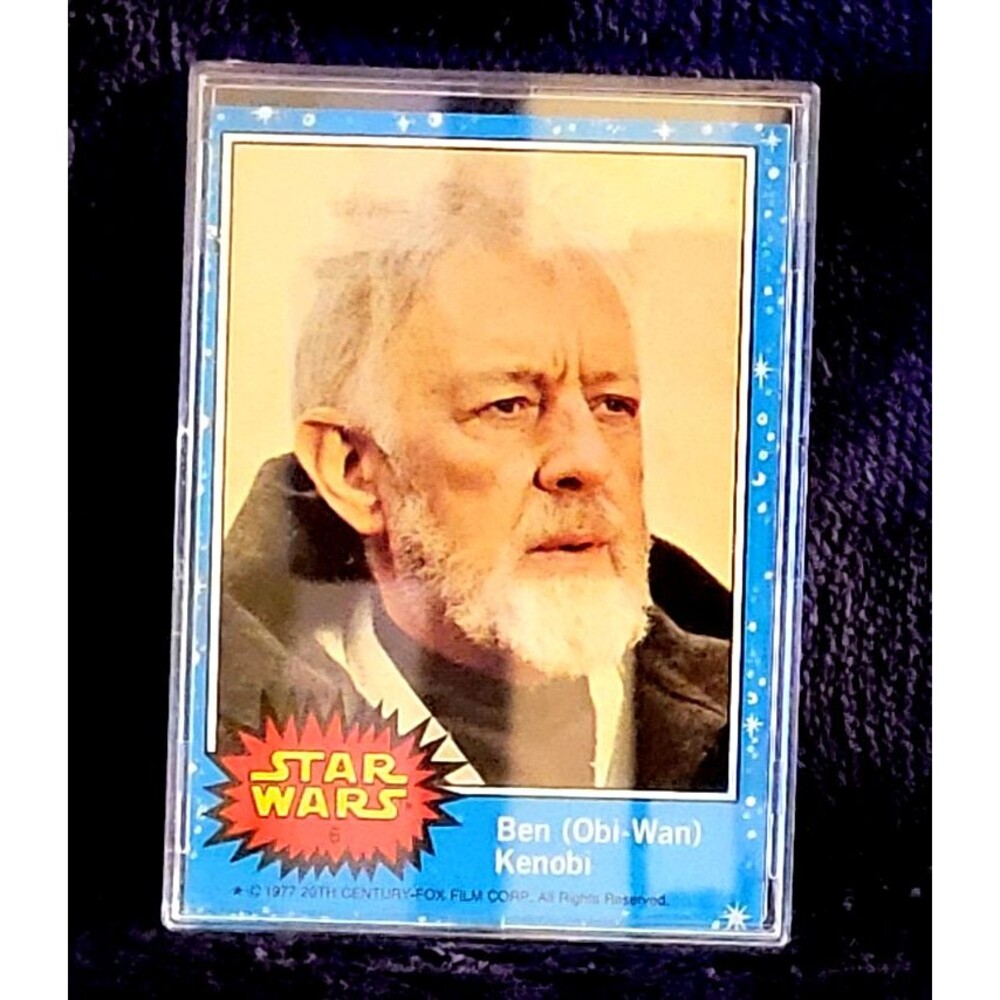 1977 Topps Star Wars #6 Obi-Wan Kenobi Ben Card Near Mint Vintage